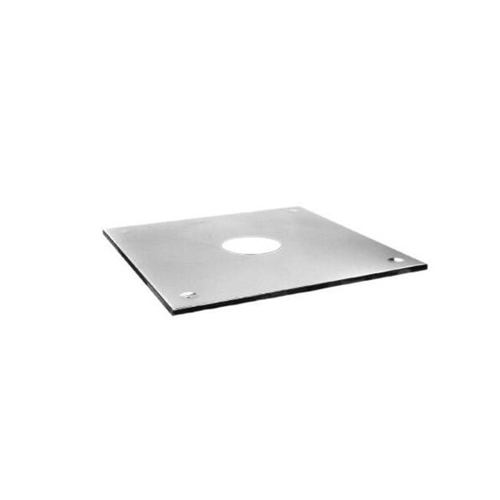 Экран защитный Ferrum 500х500 мм, d160 мм, нержавеющая сталь 0.5 мм