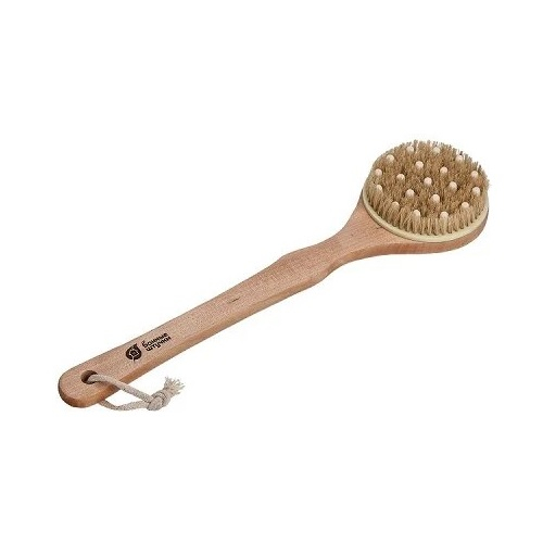 Щетка на длинной ручке комбинированная с массажером БШ