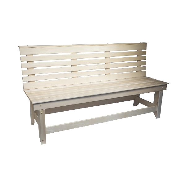 Скамья без подлокотников 870х1200х550 мм Липа