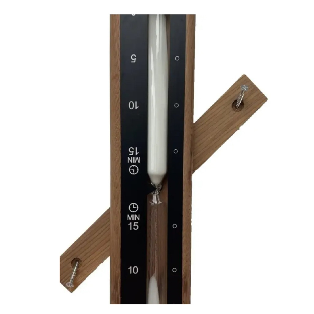 Коврик с кантом, 60х180 см, войлок, Для бани и сауны, светло-серый