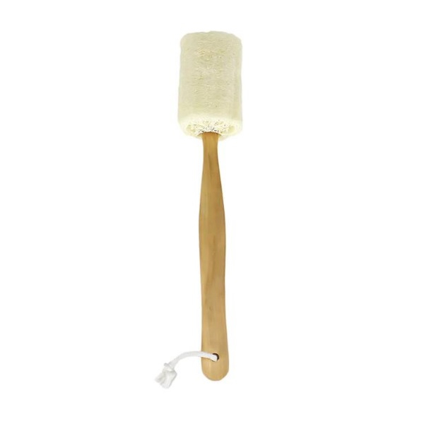Мочалка из люффы на деревянной ручке Банная линия 11-908