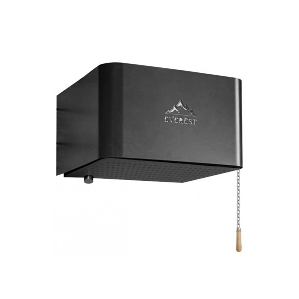 Обливное устройство Everest Black 35 л, нержавеющая сталь, черное