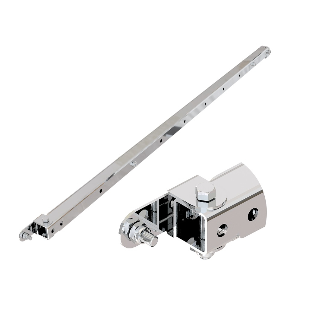 Опора телескопическая Ferrum  f6301,  L=1000-1800 мм, для жесткой фиксации дымохода на кровле