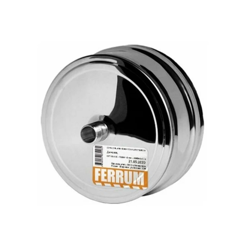 Конденсатоотвод внешний Ferrum для трубы, d 135 мм, сталь 0.5 мм