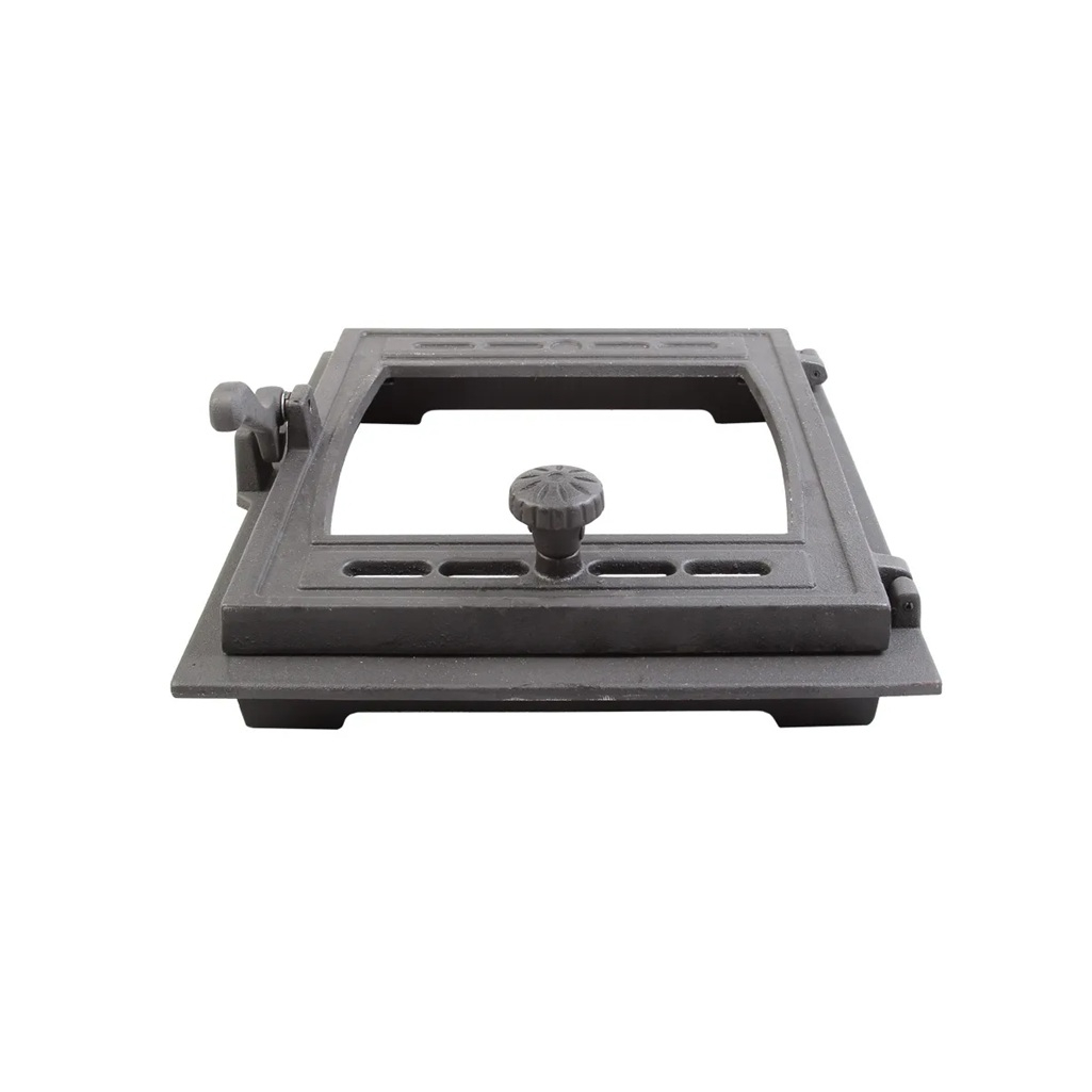 Дверка топочная Рубцовский литейный комплекс Кижи ДТГ-8С окрашенная без стекла 35х290x325 мм