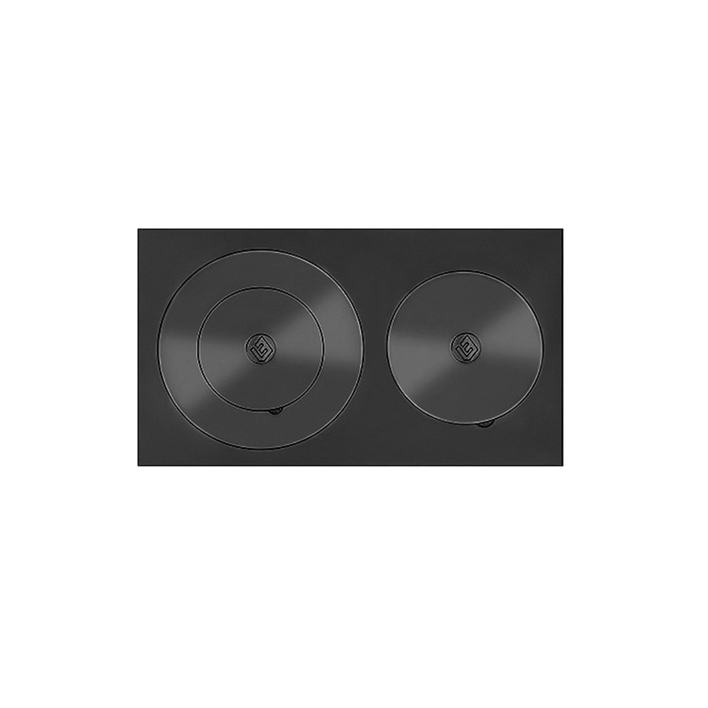 Плита двухконфорочная Везувий 4В усиленная, чугун 410х710 мм