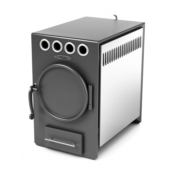 Печь отопительная TMF Нормаль-2 турбо антрацит, 6 кВт, d120 мм, до 120 куб.м