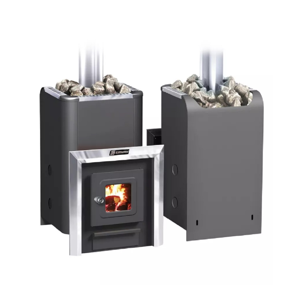 Печь банная Ермак 16 Классика, 16 кВт, d115 мм, до 16 куб.м