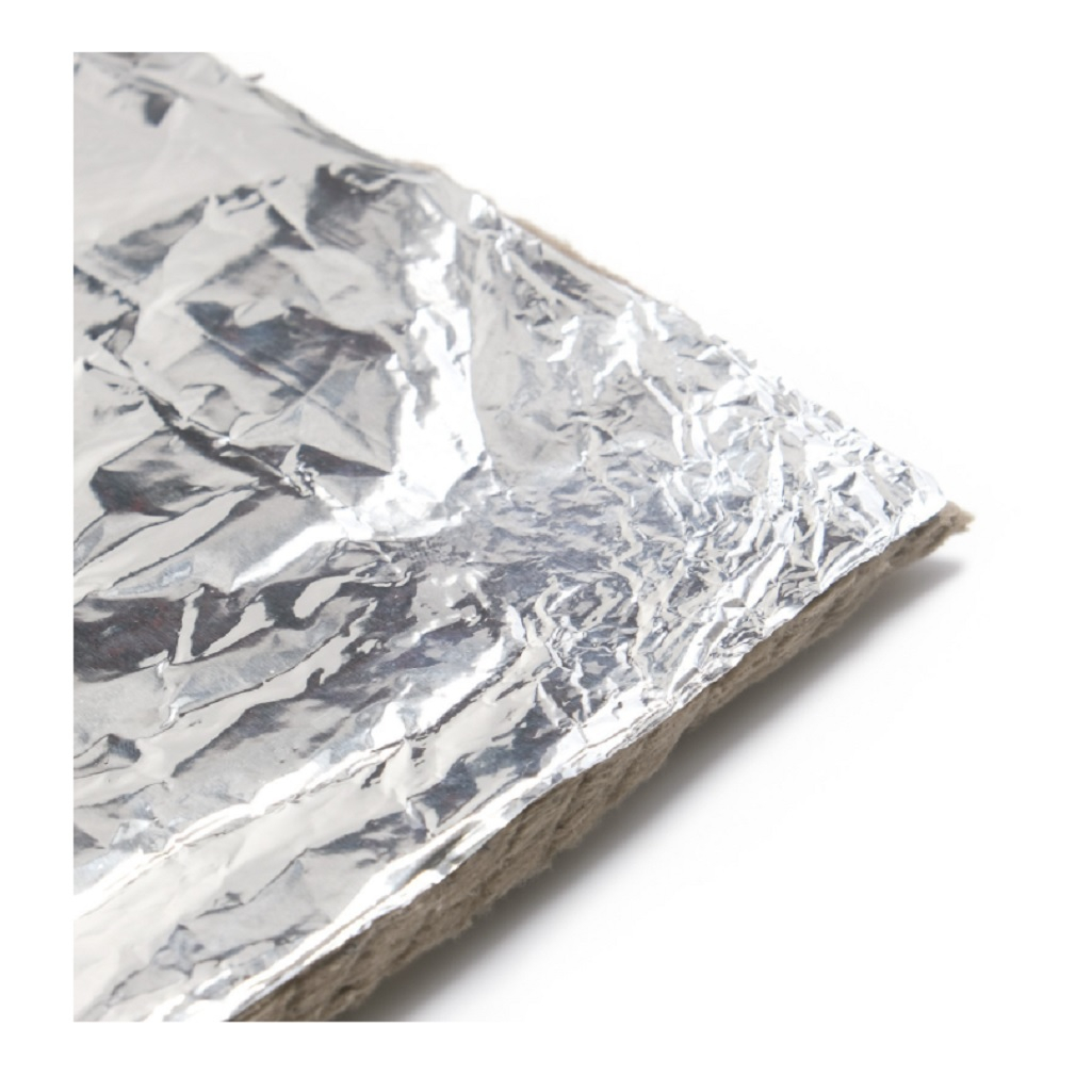 Картон базальтовый с фольгой, для бани и сауны, 10х600х1250 мм