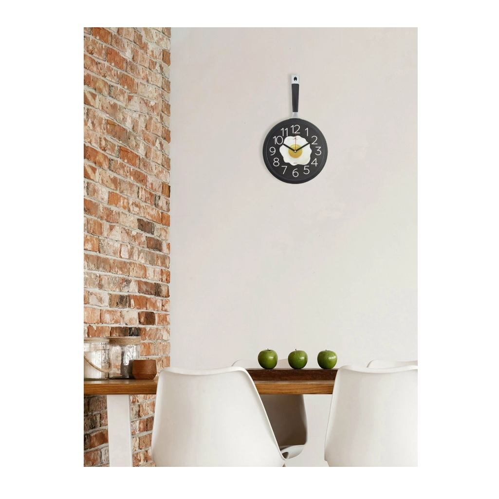 Часы настенные Рубин 2543-004, кварцевый механизм, плавный ход, красные