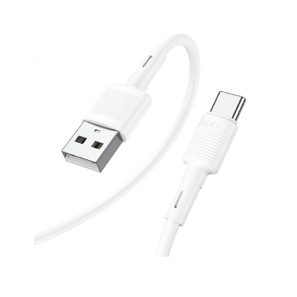 Шнур Hoco X83 для Type-C Для быстрой зарядки, 5В, 3А, 1 м, белый