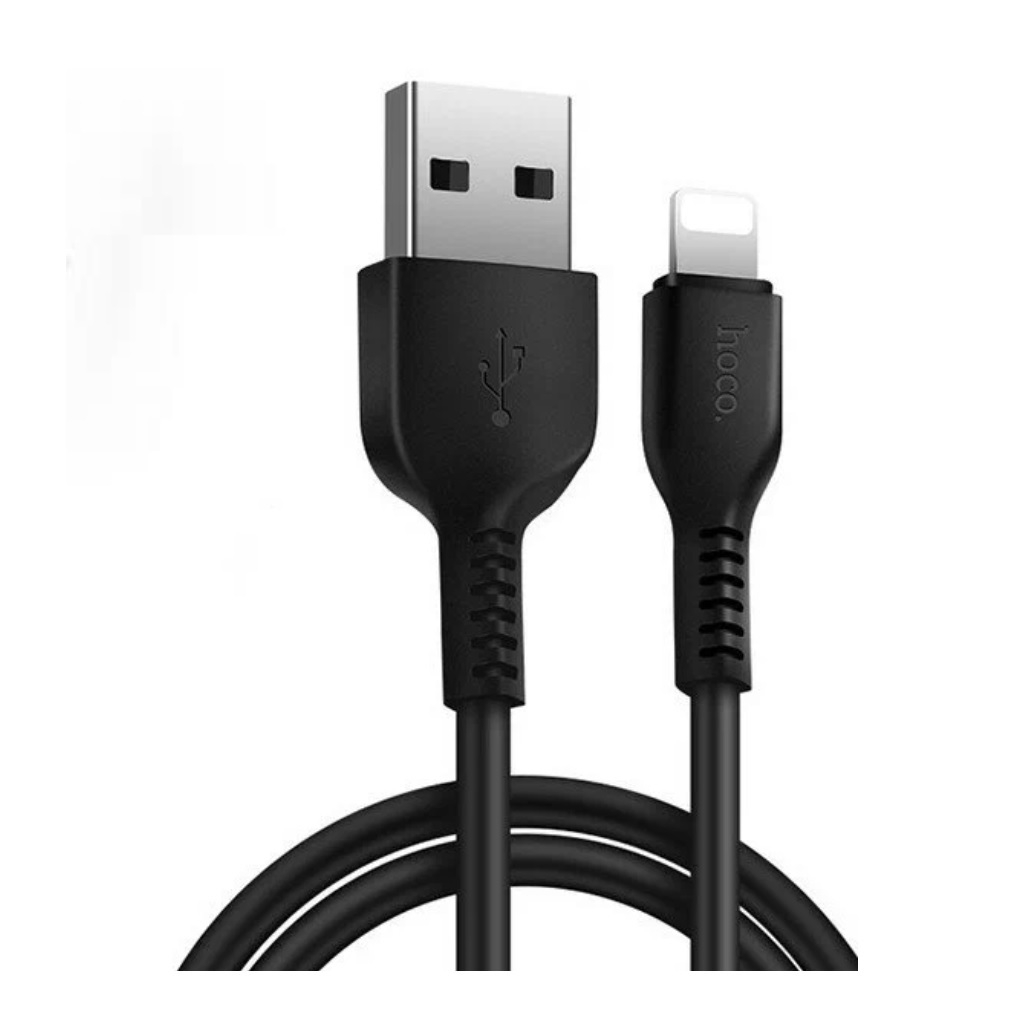 Кабель Hoco X20 Flash USB - IPhone Lightning Для быстрой зарядки, 1 м, черный