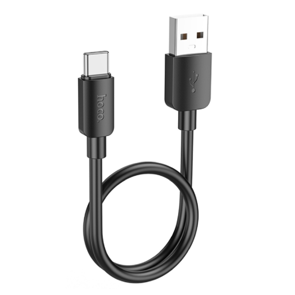 Шнур Hoco USB - Type-C X96 Hyper, 27 Вт, 3.0А Для быстрой зарядки, черный