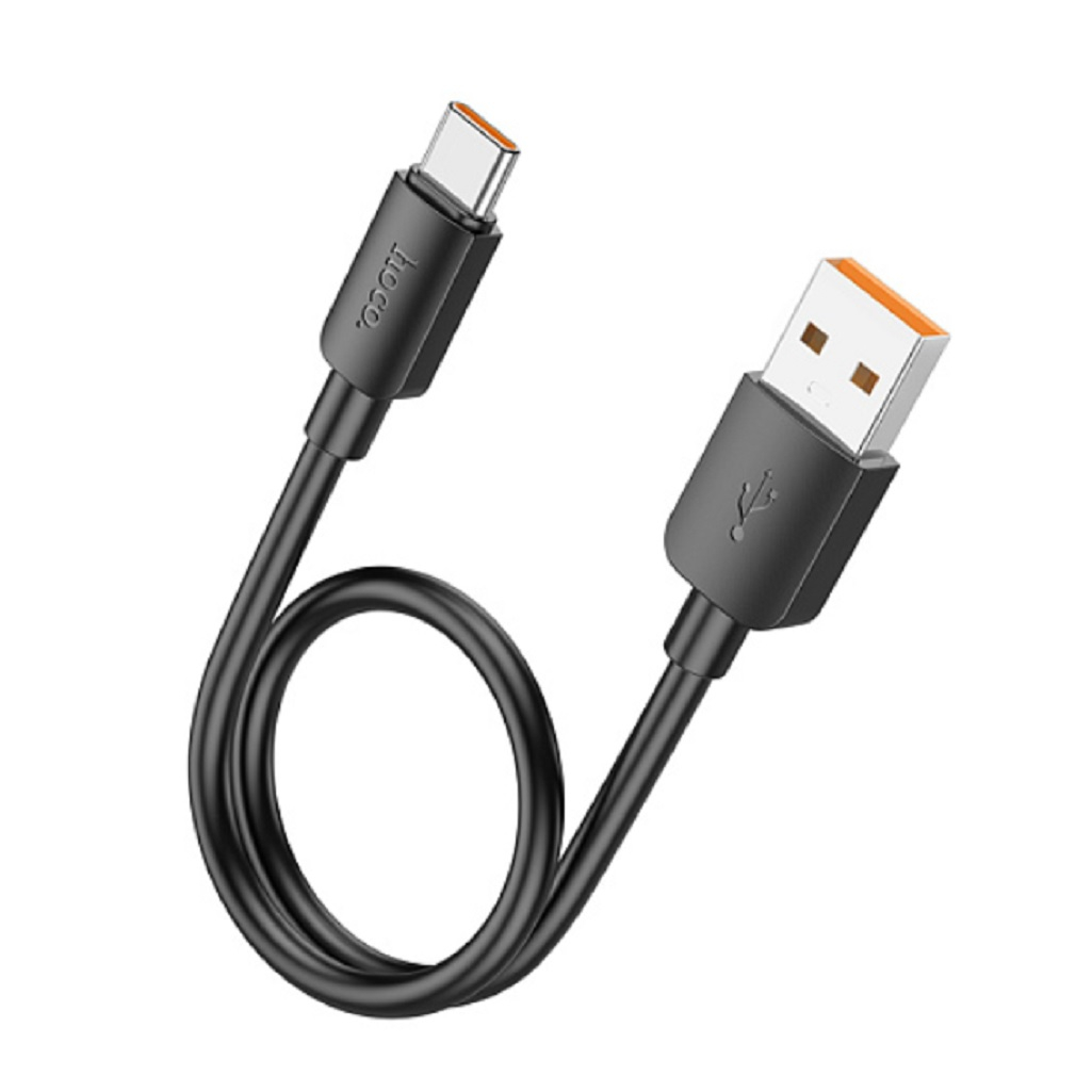 Шнур Hoco USB - Type-C X96 Hyper, 27 Вт, 3.0А Для быстрой зарядки, черный
