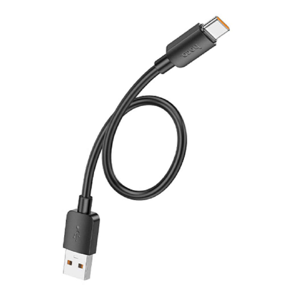 Шнур Hoco USB - Type-C X96 Hyper, 27 Вт, 3.0А Для быстрой зарядки, черный