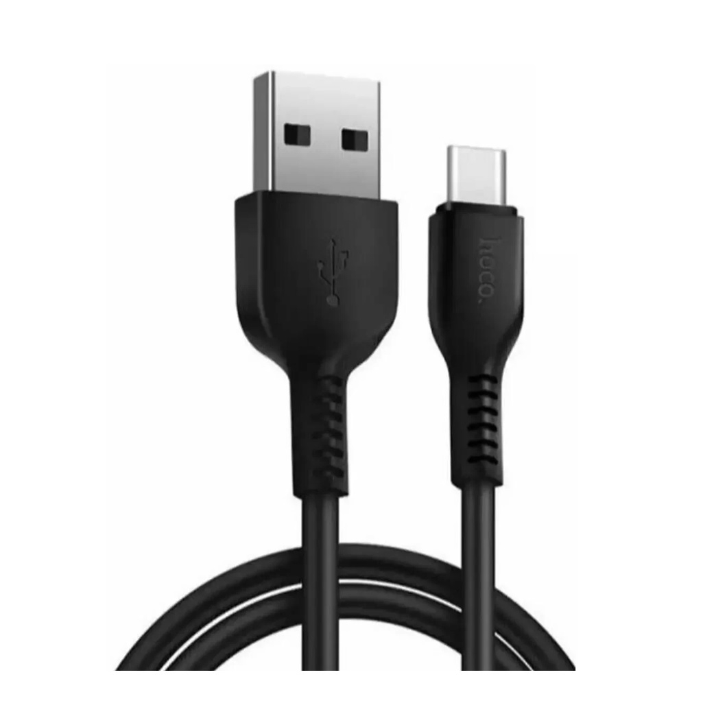 Шнур USB 2.0 Hoco X20, AM/Type-C M Для быстрой зарядки, 1 м, черный