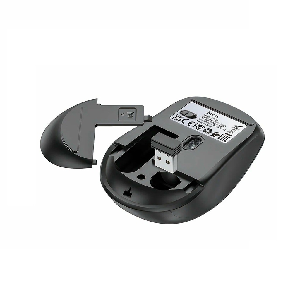 Мышь беспроводная оптическая Hoco GM28 Business, 2.4 Гц, черная