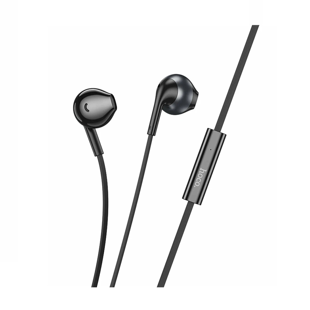 Наушники внутриканальные Hoco М115 Type-C 1.2 м, ABS + TPE, черные
