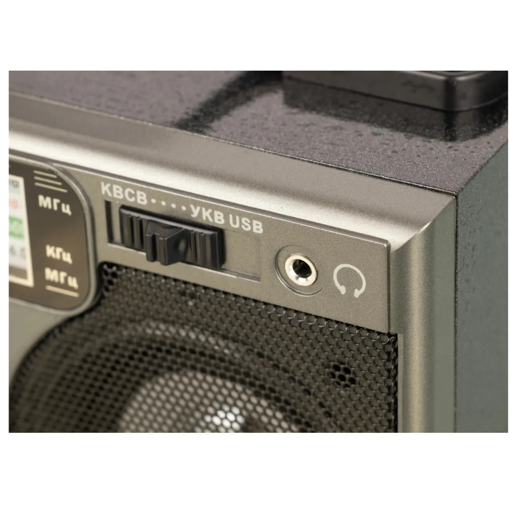 Радиоприемник переносной Сигнал БЗРП РП-306 USB SD, 2 динамика, 6 Вт, черный