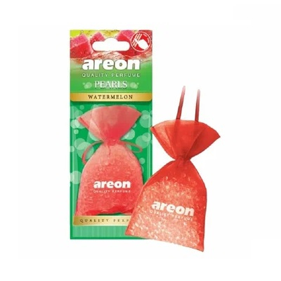 Ароматизатор в машину подвесной, мешочек, Areon, Pearls Арбуз, 45605