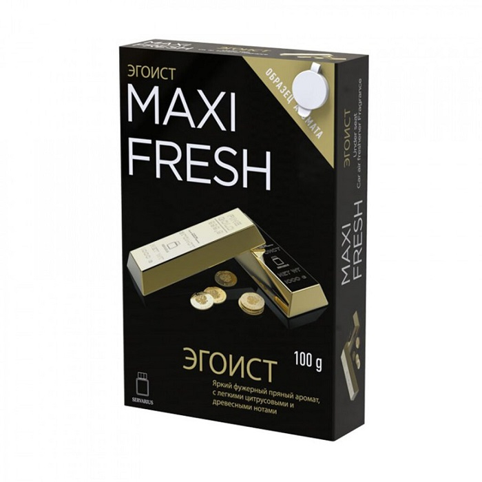 Ароматизатор в машину  под сиденье, Maxifresh, Парфюм Egoiste
