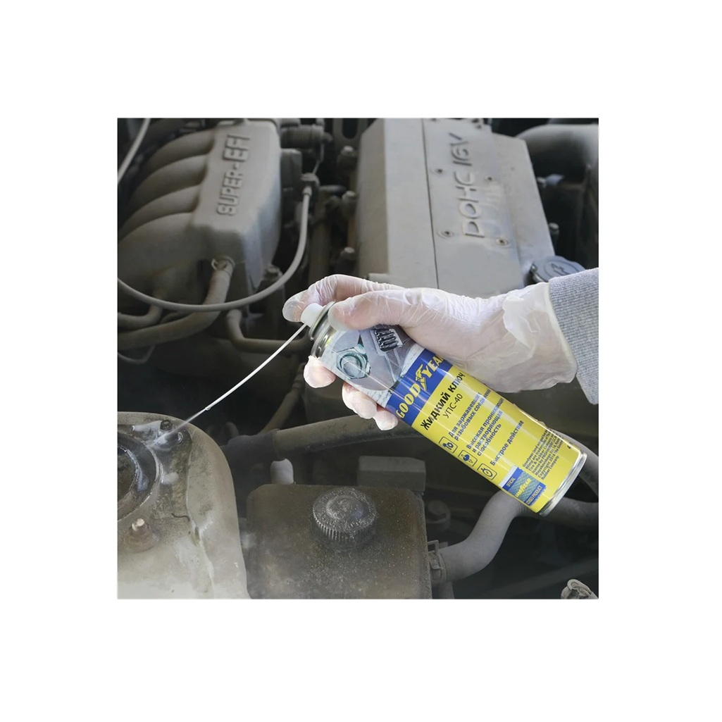 Жидкий ключ Goodyear УПС-40 для растворения ржавчины, аэрозоль, 400 мл