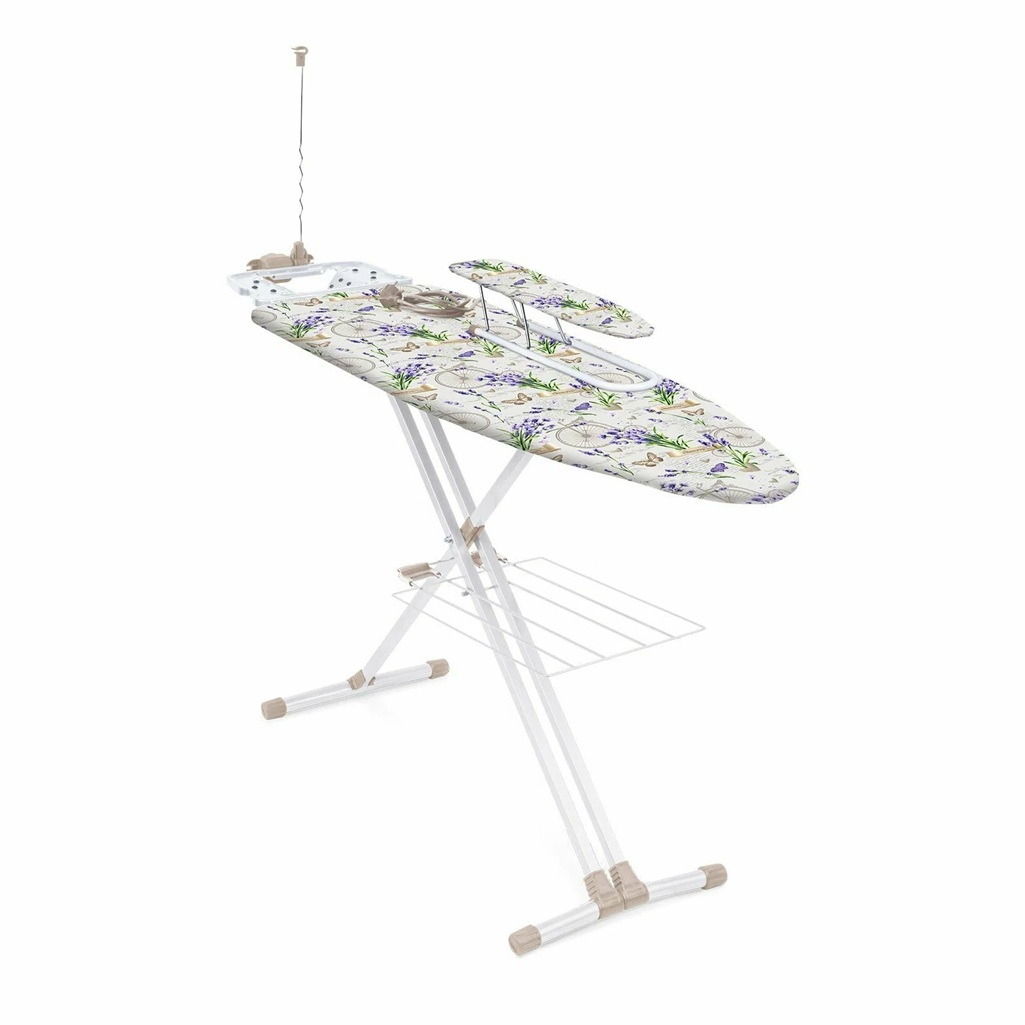 Доска гладильная Nika 9 Лаванда, металл, хлопковый чехол, 40х122 см