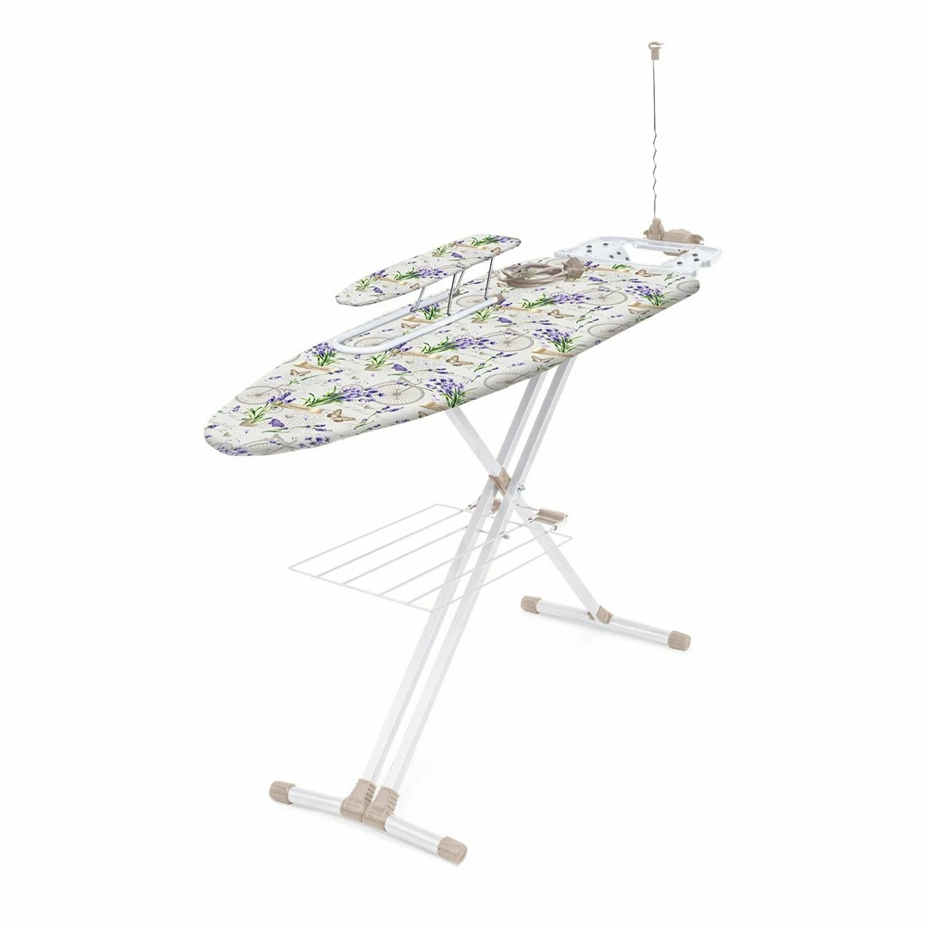 Доска гладильная Nika 9 Лаванда, металл, хлопковый чехол, 40х122 см