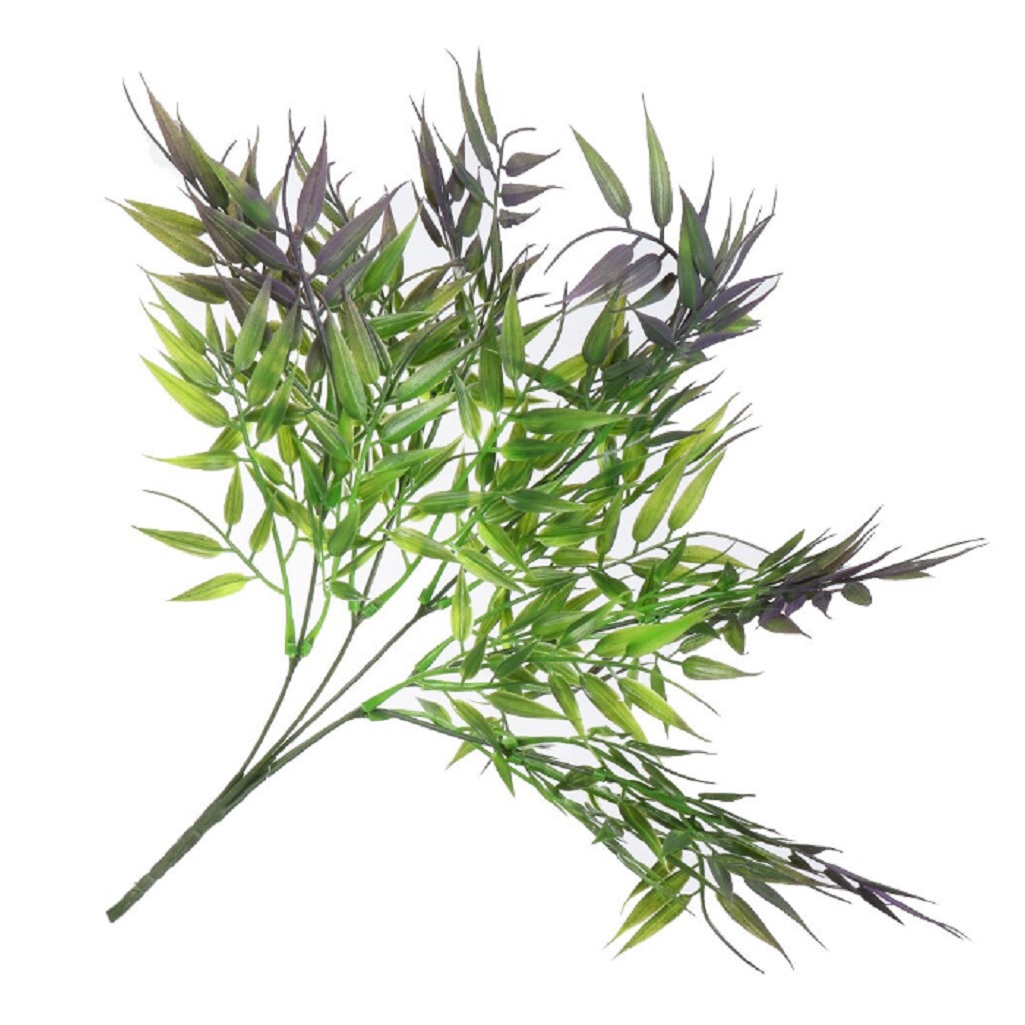 Цветок искусственный декоративный Ветвь, зеленый, 40 см