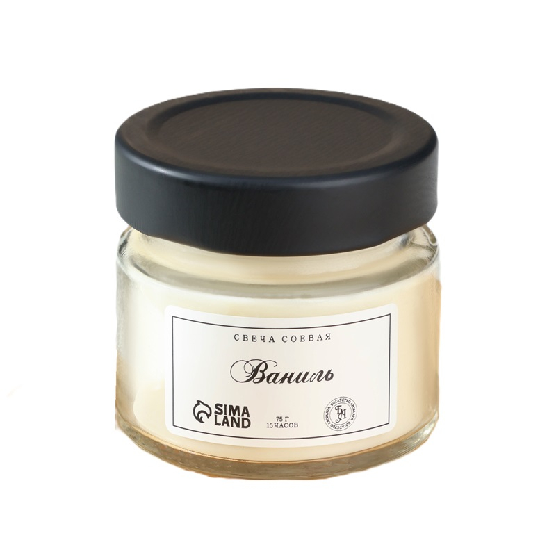 Свеча в банке ароматическая Ваниль 10133237