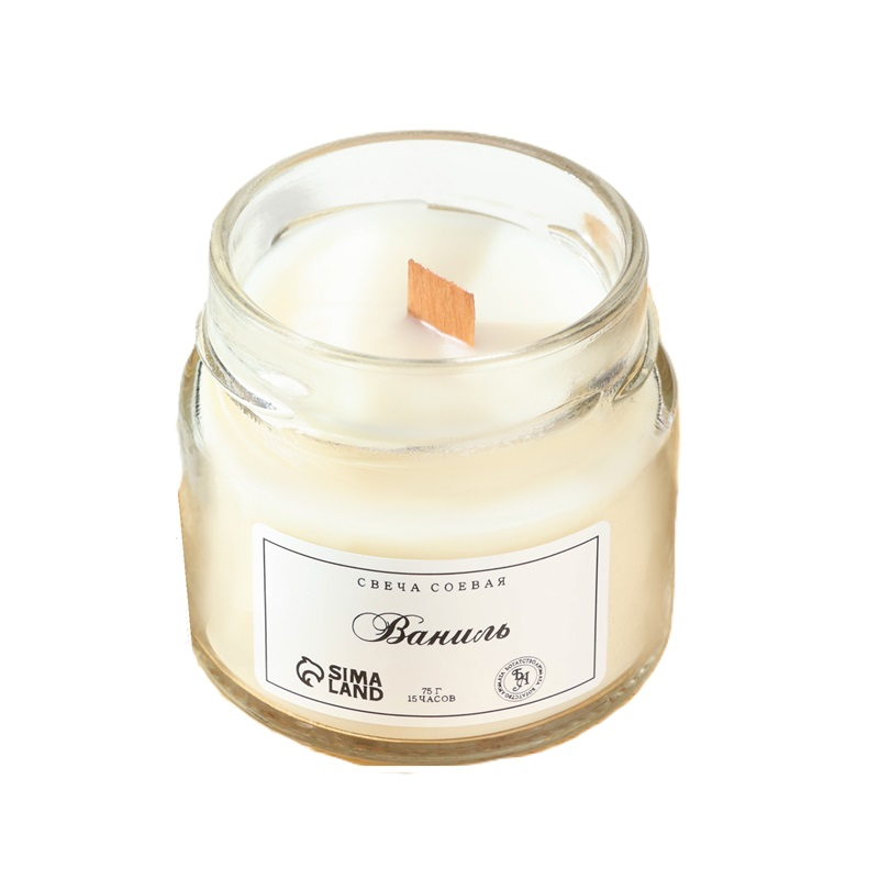 Свеча в банке ароматическая Ваниль 10133237