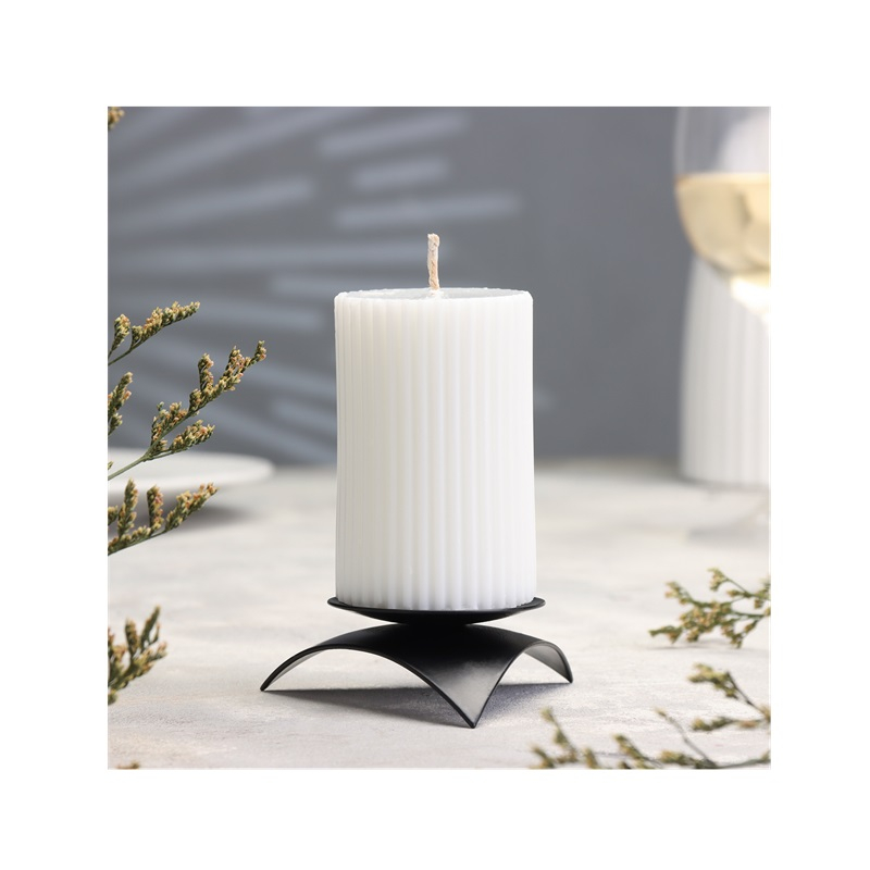 Подсвечник Звездочка металл, черный 3.5х9 см 1596026