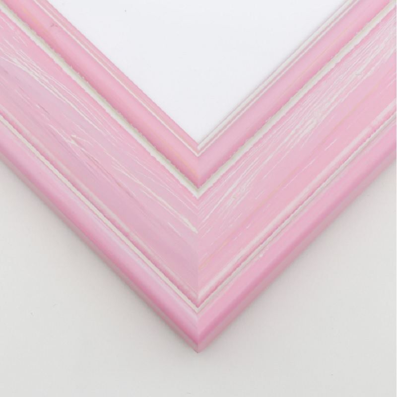 Фоторамка Polina дерево 15х20 см розовая