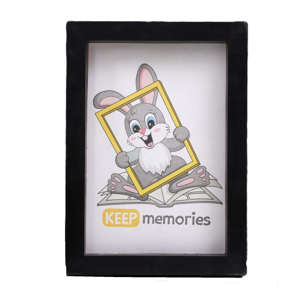 Фоторамка Keep memories L-3 4310369 10х15 см, пластик, чёрная