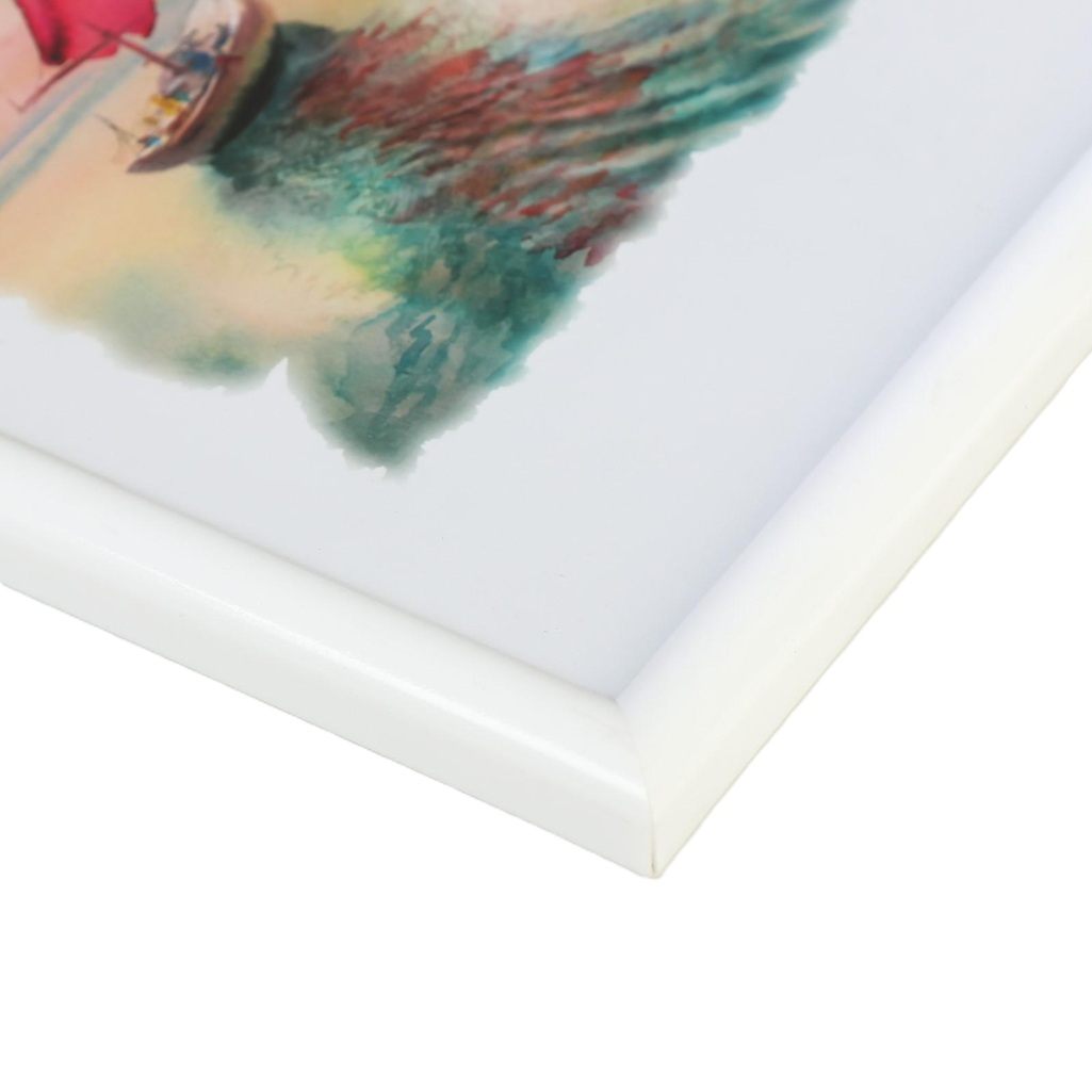 Фоторамка Zebra 5215040 21х30 см, пластик, стекло, белая, 1.5х23.5х32.5 см