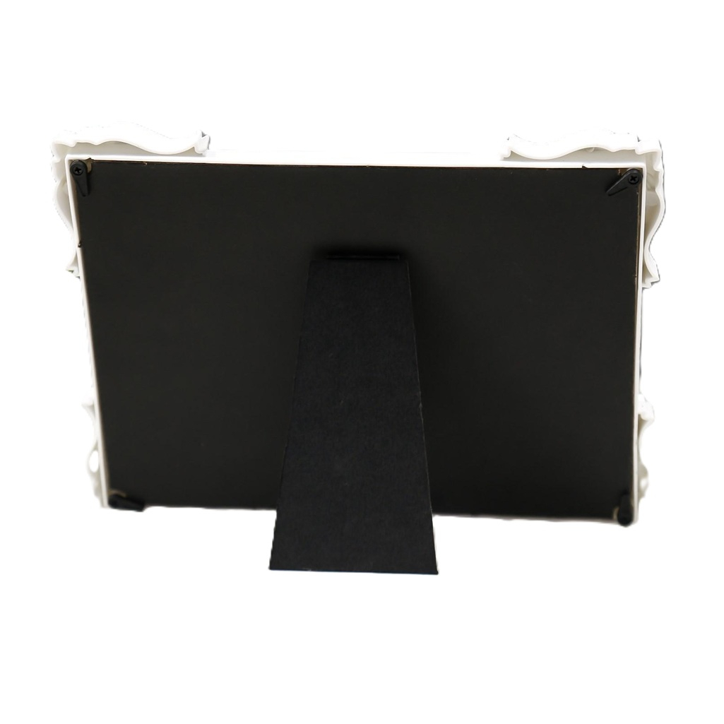 Фоторамка Узорные уголки 806423 на 2 фото 10х15 см, пластик, белая, 17.5х23 см