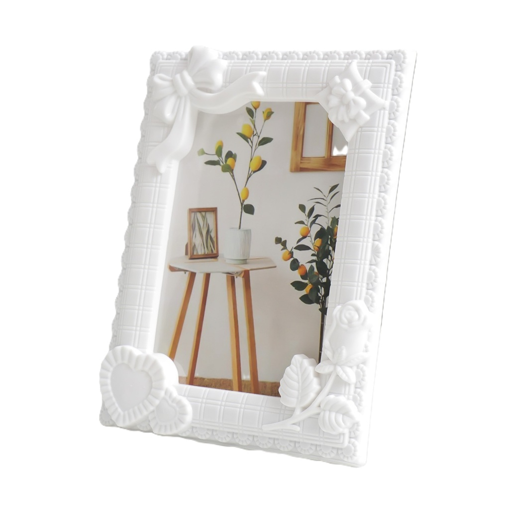 Фоторамка Романтика 9068899 10х15 см, пластик, белая, 17х22 см
