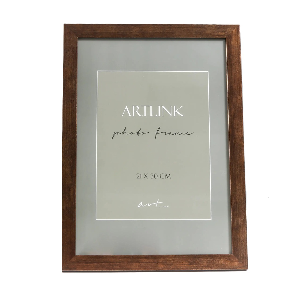Фоторамка Simaland Emma 9088948 21х30 см, пластик, стекло, коричневая