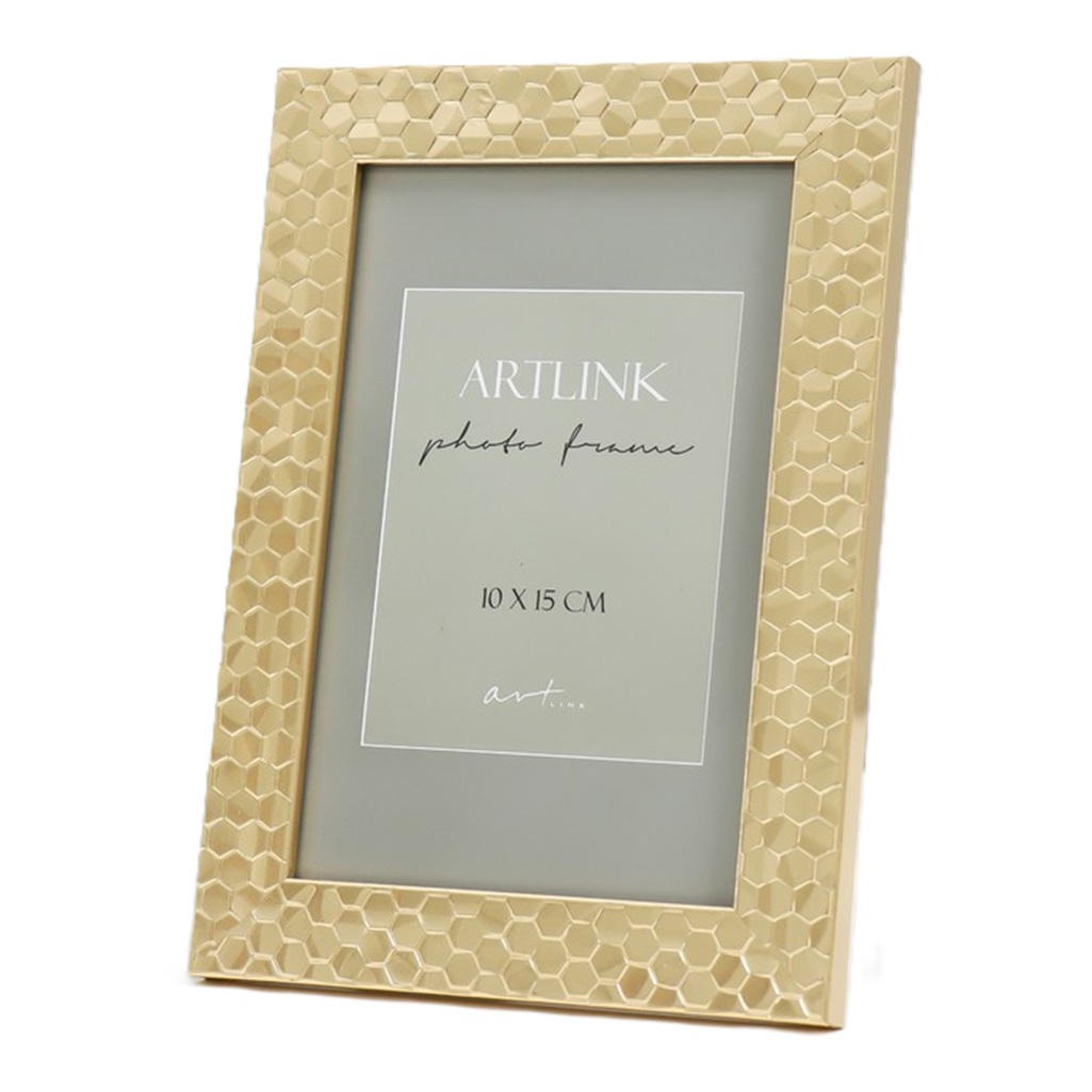 Фоторамка Simaland Stella 9335850 10х15 см, пластик, золотая