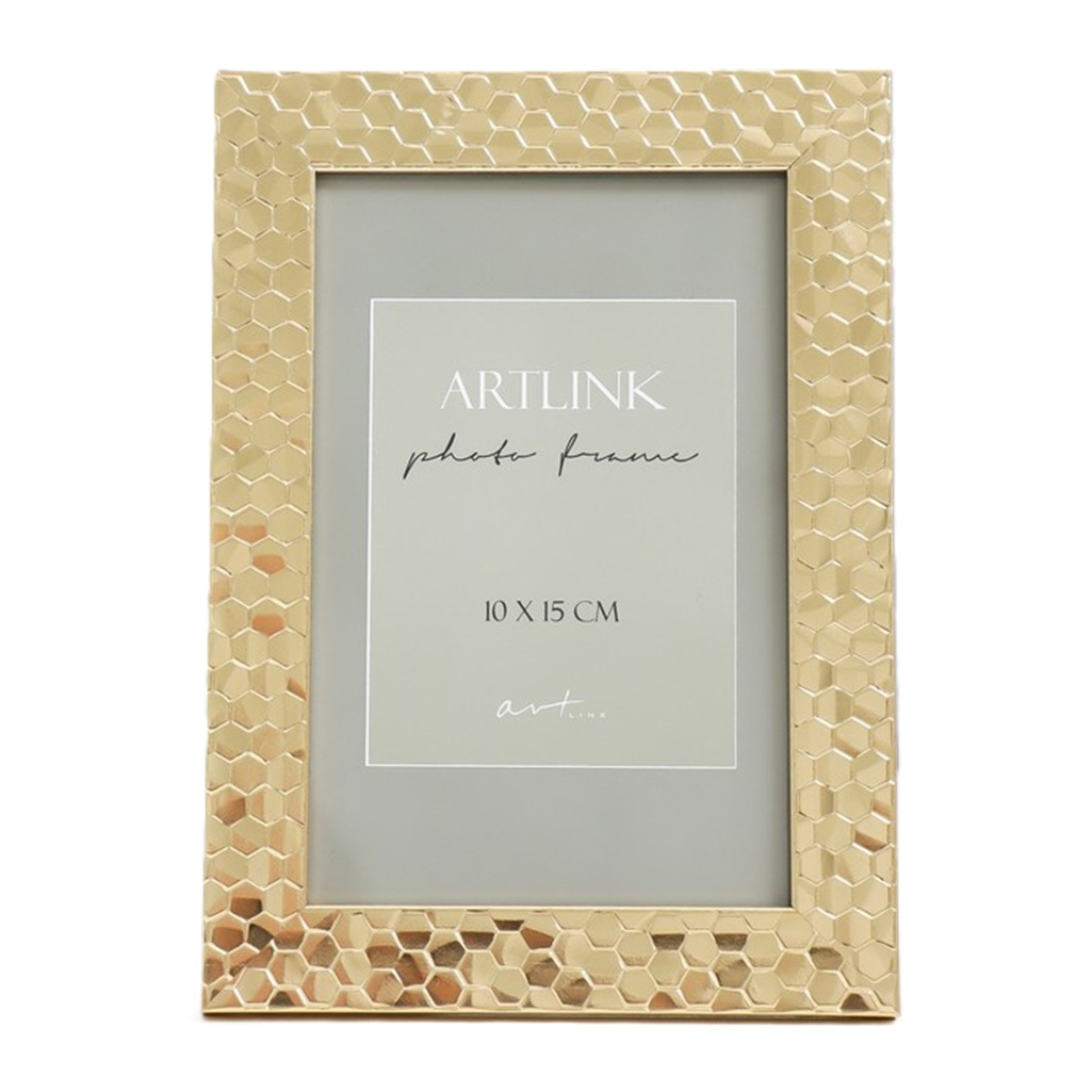 Фоторамка Simaland Stella 9335850 10х15 см, пластик, золотая