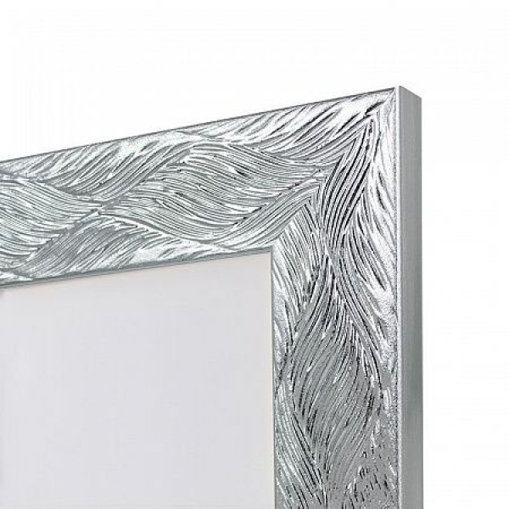 Фоторамка Miram 651629-6 15х21 см, пластик, пластиковый экран, серебристая