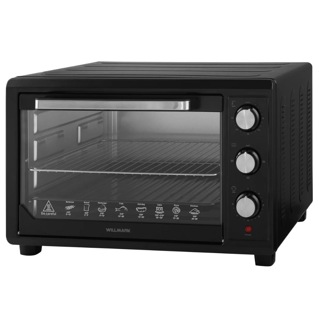 Мини-печь Willmark WO-503B 1001941, цвет черный, объем 45 л, 1.8 кВт