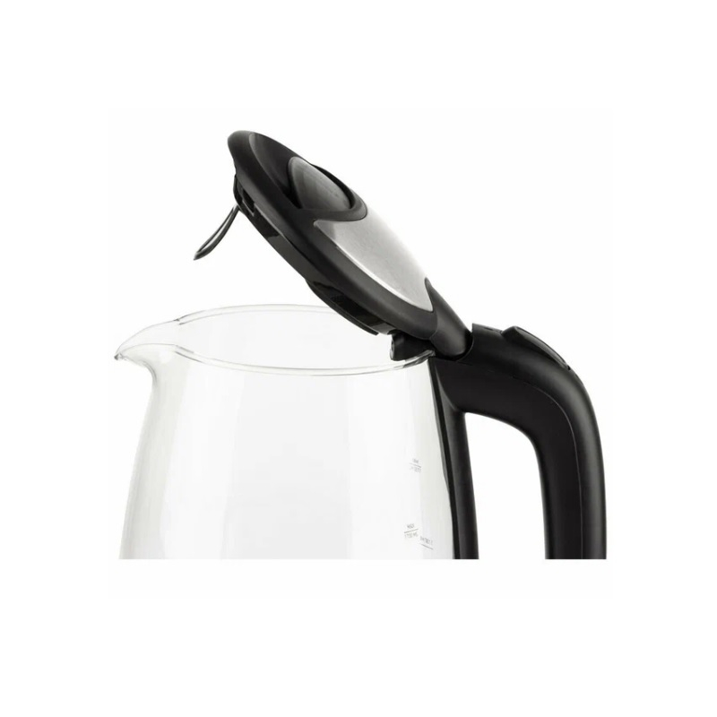 Чайник электрический Energy E-237 1.7 л, 2.2 кВт, стекло, серебристый