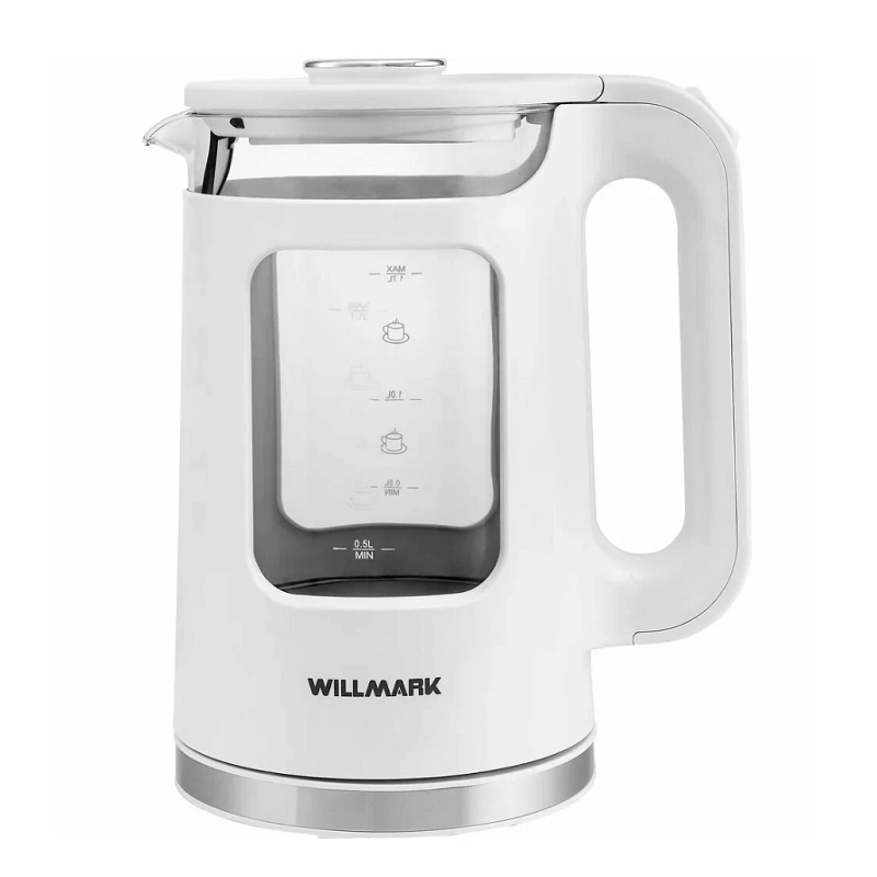 Чайник Willmark WEK-1725W 1,7 л 2200 Вт, белый