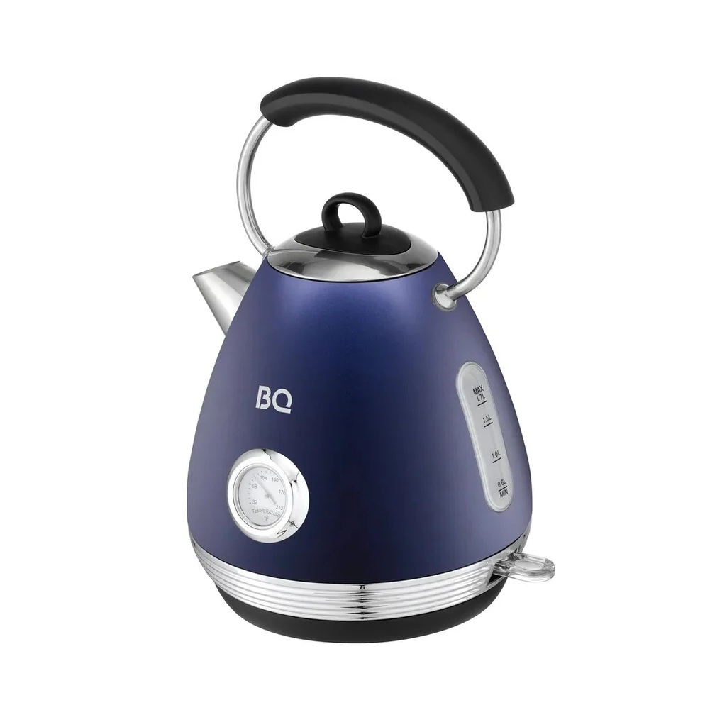 Чайник электрический BQ KT1826SW 1.7 л, пластик, металл, 2.2 кВт, синий
