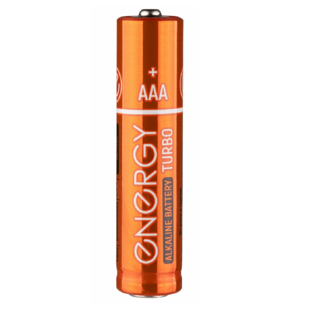 Батарейка Energy Alkaline Turbo LR03/4B тип ААА, для гаджетов с повышенным энергопотреблением, 4 шт. в блистере