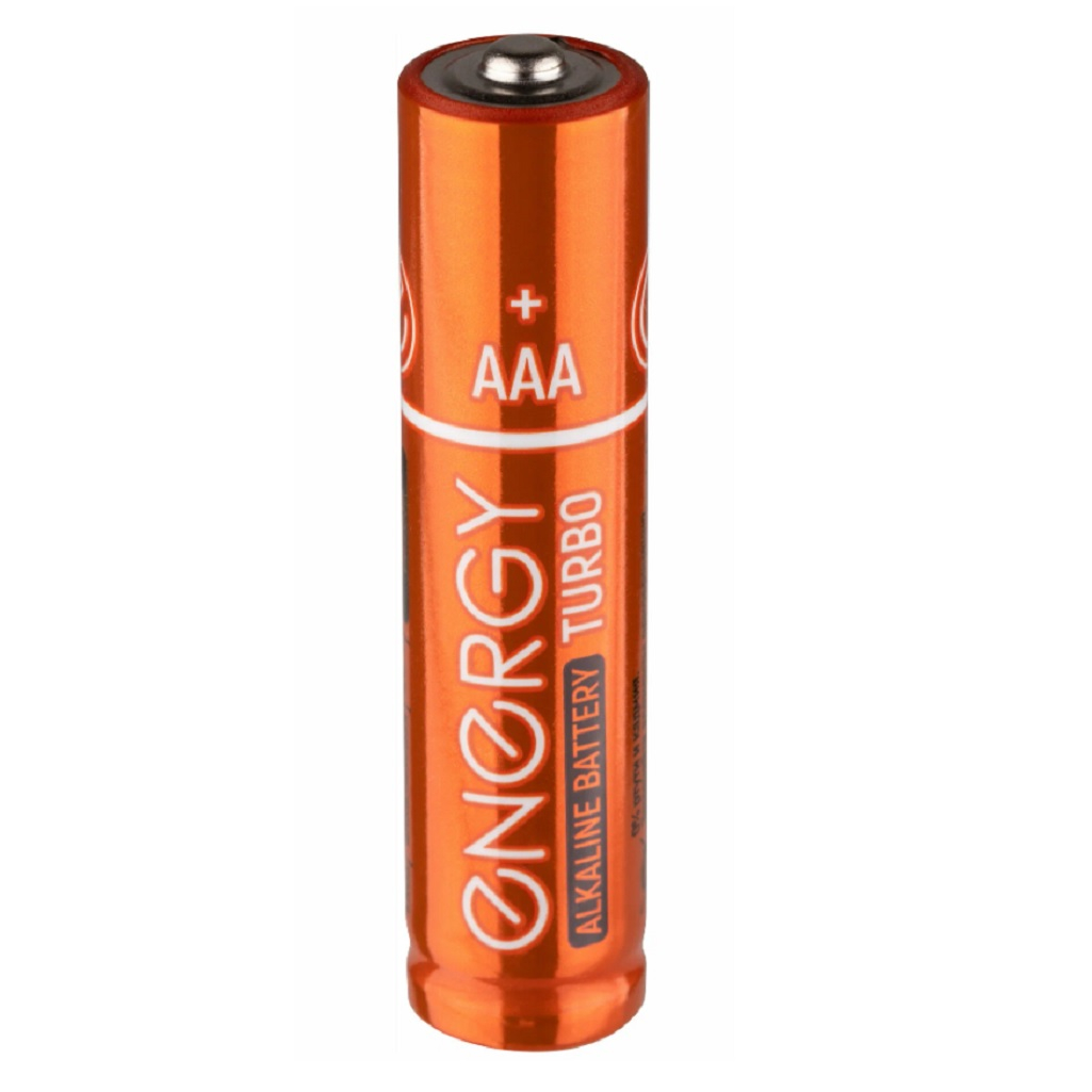 Батарейка Energy Alkaline Turbo LR03/4B тип ААА, для гаджетов с повышенным энергопотреблением, 4 шт. в блистере