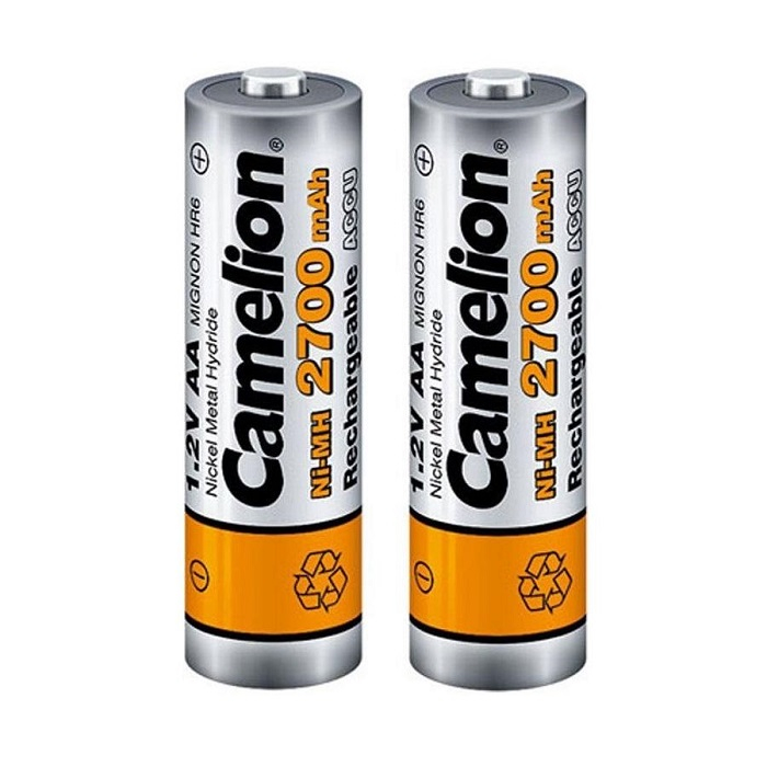 Элемент питания аккумулятор AA 1.2v 2700mAh Ni-Mh Camelion