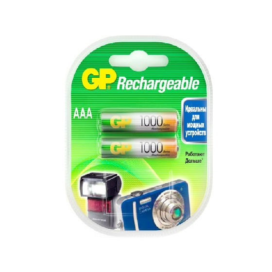 Аккумулятор GP AAA 1000 mAh