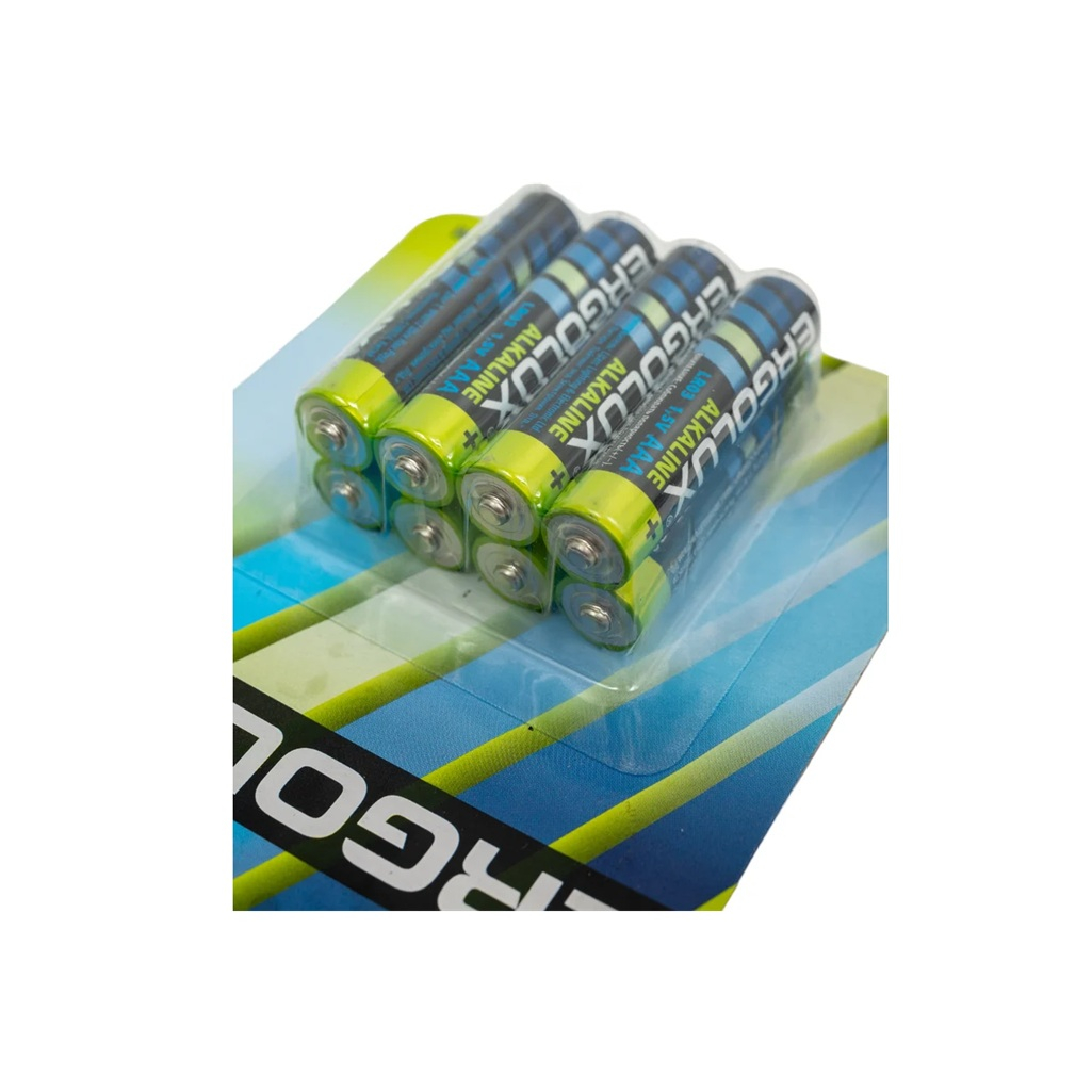 Элемент питания Ergolux LR03 Alkaline BL-8 ААА алкалиновый, 8 шт, блистер